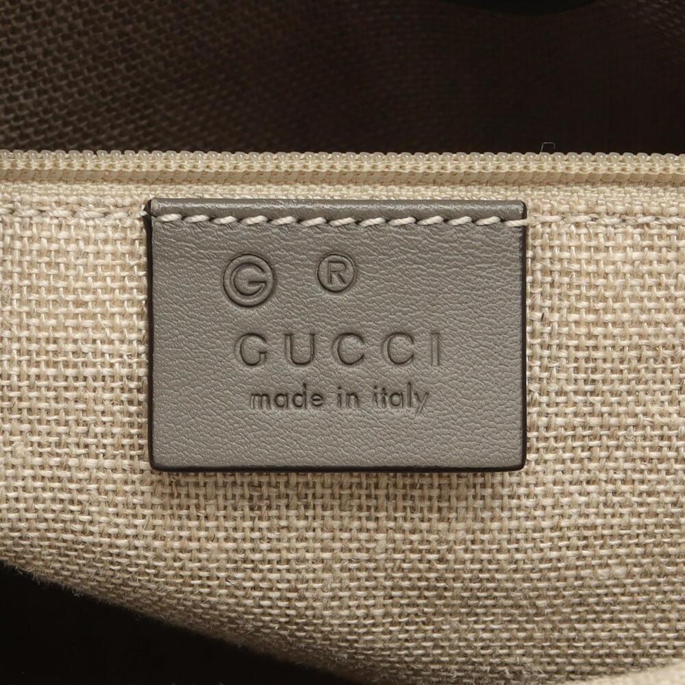 Gucci Guccissima Handbag Leather Gray - Picture 4 of 5